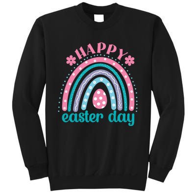 Rainbow Happy Easter Day Funny Bunny Easter Day Sweatshirt