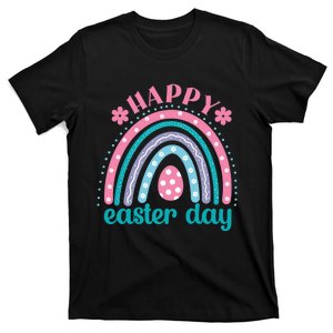 Rainbow Happy Easter Day Funny Bunny Easter Day T-Shirt