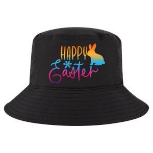 Rainbow Happy Easter Bunny Cool Comfort Performance Bucket Hat