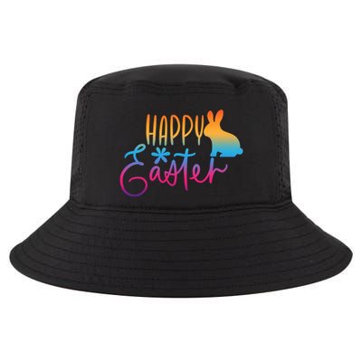 Rainbow Happy Easter Bunny Cool Comfort Performance Bucket Hat