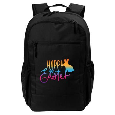 Rainbow Happy Easter Bunny Backpack