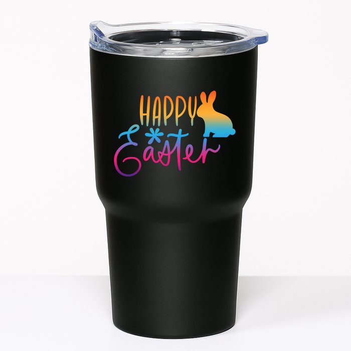 Rainbow Happy Easter Bunny Tumbler