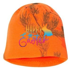 Rainbow Happy Easter Bunny Kati - Camo Knit Beanie