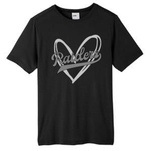 Raiders Heart Football Lover Tall Fusion ChromaSoft Performance T-Shirt