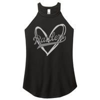 Raiders Heart Football Lover Women's Perfect Tri Rocker Tank