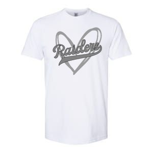 Raiders Heart Football Lover Softstyle CVC T-Shirt