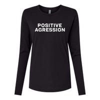 Revant Himatsingka Food Pharmer Positive Aggression Womens Cotton Relaxed Long Sleeve T-Shirt