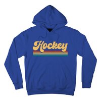 Retro Hockey Funny Hockey Player Vintage Hoodie