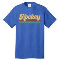 Retro Hockey Funny Hockey Player Vintage Tall T-Shirt