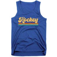 Retro Hockey Funny Hockey Player Vintage Tank Top