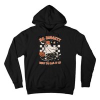 Retro Halloween Funny Ghost No Diggity Bout To Bag It Up Gift Hoodie