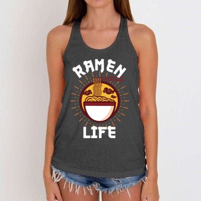 Ra Hoodie For Funny Japanese Noodles Wo Japan Women's Knotted Racerback Tank