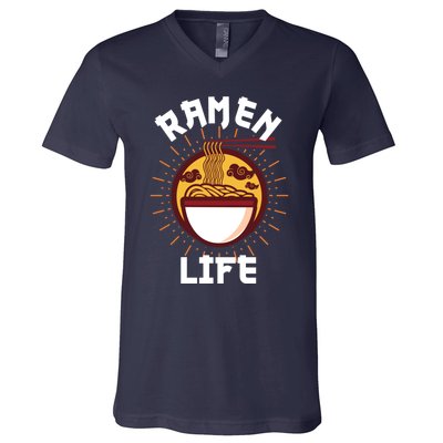 Ra Hoodie For Funny Japanese Noodles Wo Japan V-Neck T-Shirt