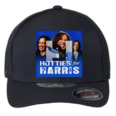 Retro Hotties For Harris Flexfit Unipanel Trucker Cap