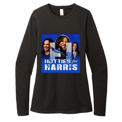 Retro Hotties For Harris Womens CVC Long Sleeve Shirt