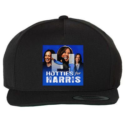 Retro Hotties For Harris Wool Snapback Cap