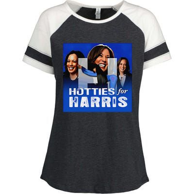 Retro Hotties For Harris Enza Ladies Jersey Colorblock Tee