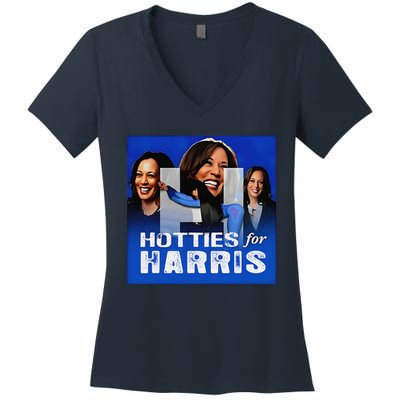 Retro Hotties For Harris Women's V-Neck T-Shirt