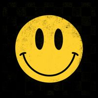 Retro Happy Face 70s Distressed Checkered Pattern Smile Face Bag