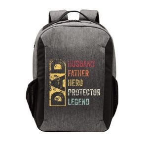 Retro Husband Father Hero Protector Legend Father Day Dad Vector Backpack