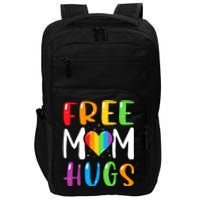 Rainbow Heart Free Mom Hugs Lgbt Pride Impact Tech Backpack