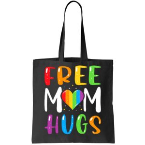 Rainbow Heart Free Mom Hugs Lgbt Pride Tote Bag