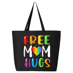 Rainbow Heart Free Mom Hugs Lgbt Pride 25L Jumbo Tote