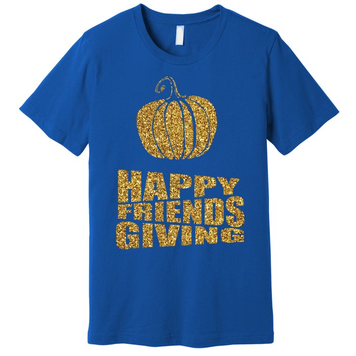 Raptorprime Happy Friendsgiving Turkey Friends Giving Gift Premium T-Shirt