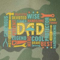 Retro Happy FatherS Day Dad Tools Best Dad Ever Legacy Tie Dye Trucker Hat