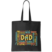 Retro Happy FatherS Day Dad Tools Best Dad Ever Bag