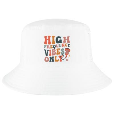 Retro High Frequency Vibes Only Sonography Ultrasound Tech Cool Comfort Performance Bucket Hat