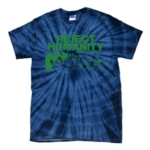 Reject Humanity Frog Scientific Evolution Meme Inspired Graphic Tie-Dye T-Shirt