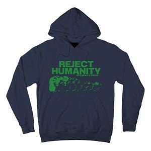 Reject Humanity Frog Scientific Evolution Meme Inspired Graphic Tall Hoodie