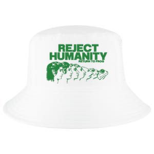 Reject Humanity Frog Scientific Evolution Meme Inspired Graphic Cool Comfort Performance Bucket Hat