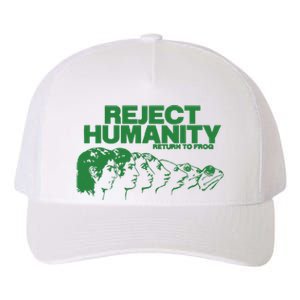 Reject Humanity Frog Scientific Evolution Meme Inspired Graphic Yupoong Adult 5-Panel Trucker Hat