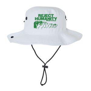 Reject Humanity Frog Scientific Evolution Meme Inspired Graphic Legacy Cool Fit Booney Bucket Hat