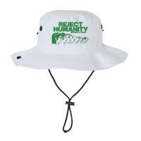 Reject Humanity Frog Scientific Evolution Meme Inspired Graphic Legacy Cool Fit Booney Bucket Hat