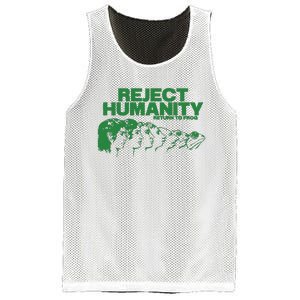 Reject Humanity Frog Scientific Evolution Meme Inspired Graphic Mesh Reversible Basketball Jersey Tank