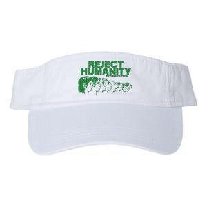 Reject Humanity Frog Scientific Evolution Meme Inspired Graphic Valucap Bio-Washed Visor