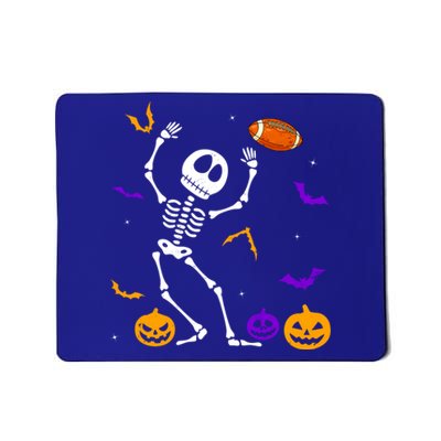 Retro Halloween Football Player Skeleton Football Lover Funny Gift Mousepad