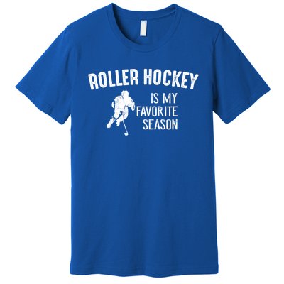 Roller Hockey Favorite Season Vintage Gift Premium T-Shirt