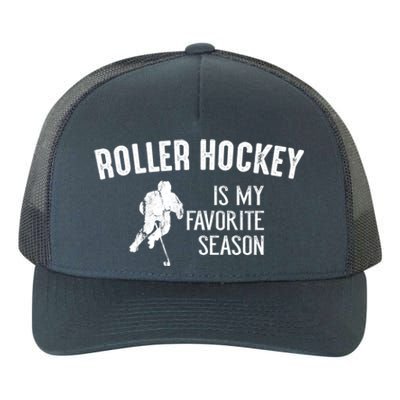 Roller Hockey Favorite Season Vintage Gift Yupoong Adult 5-Panel Trucker Hat