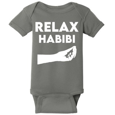 Relax Habibi Funny For Man Women Baby Bodysuit