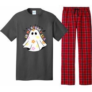 Retro Halloween Funny Ghost In My Spooky Era Spooky Season Gift Pajama Set