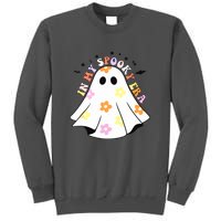 Retro Halloween Funny Ghost In My Spooky Era Spooky Season Gift Tall Sweatshirt