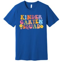 Retro Hippie Groovy Kindergarten Squad Funny Gift Premium T-Shirt