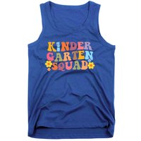 Retro Hippie Groovy Kindergarten Squad Funny Gift Tank Top