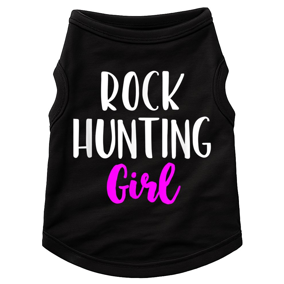 Rock Hunting Girl Women Hunter Collector Geologist Doggie Tank