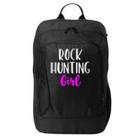 Rock Hunting Girl Women Hunter Collector Geologist City Backpack