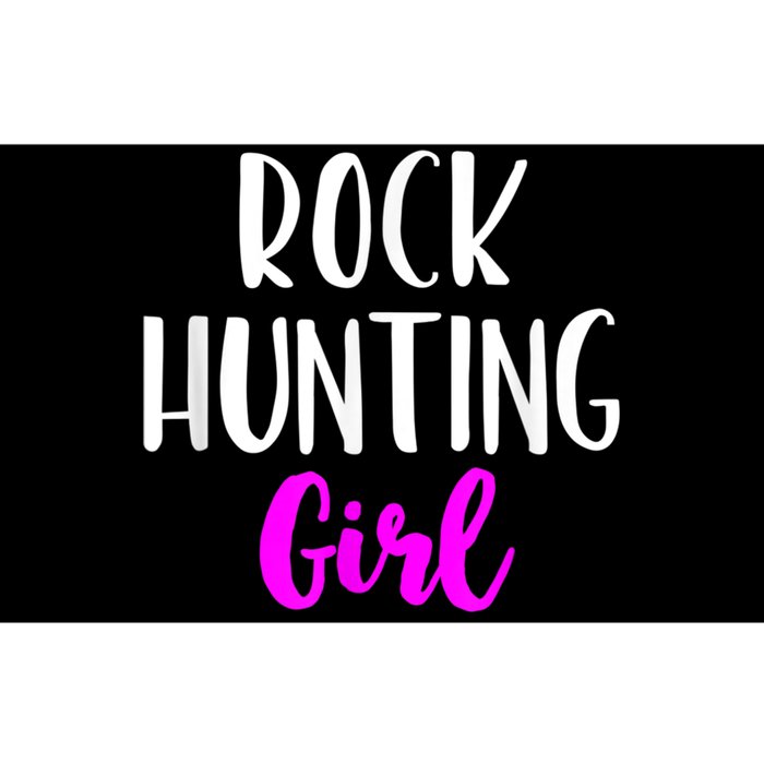 Rock Hunting Girl Women Hunter Collector Geologist Bumper Sticker